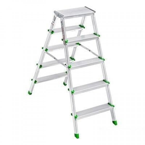 Saraylı Alüminyum Merdiven Çift Taraflı 5+5